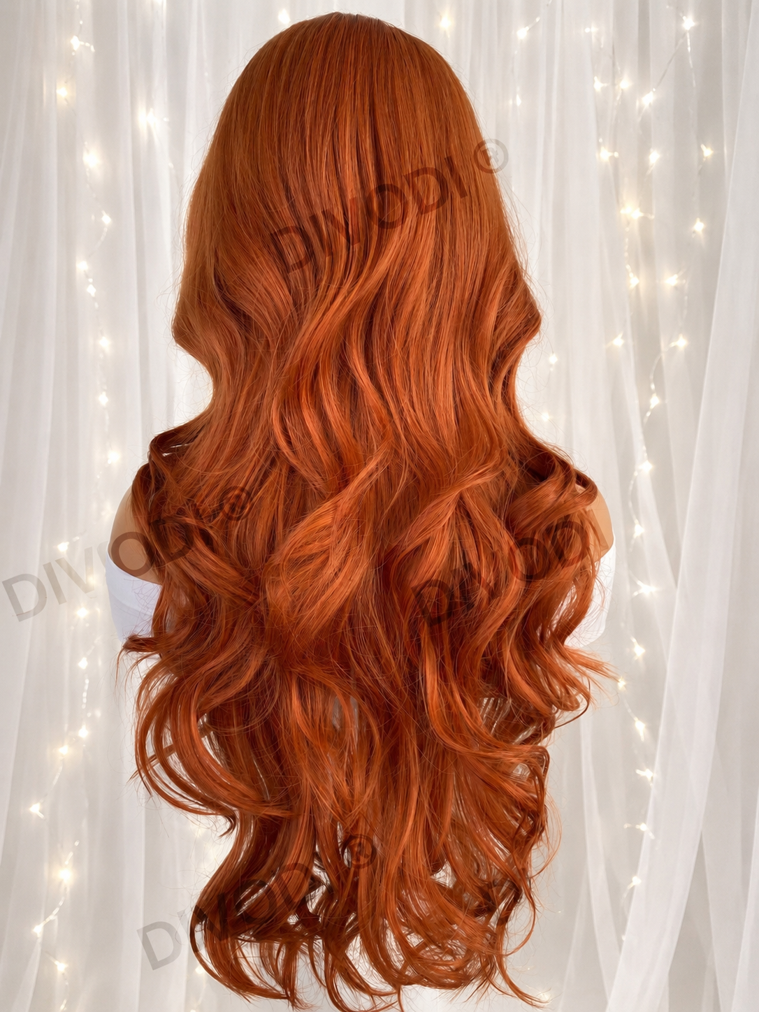 Ginger-Red with Bangs Non-Lace Wig