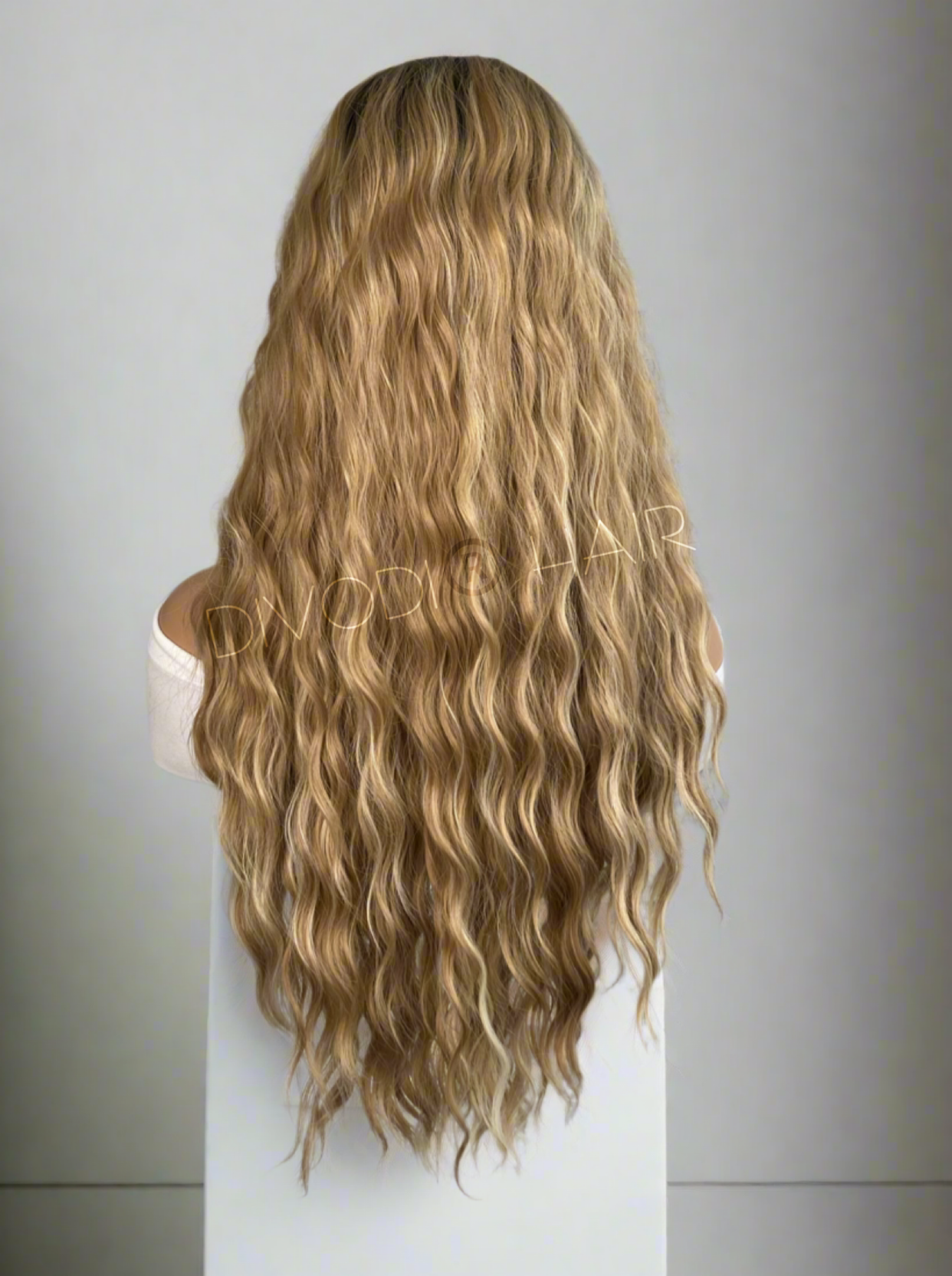 Laura-Ombre Brown Futura Fiber (13x3) Lace Front Wig
