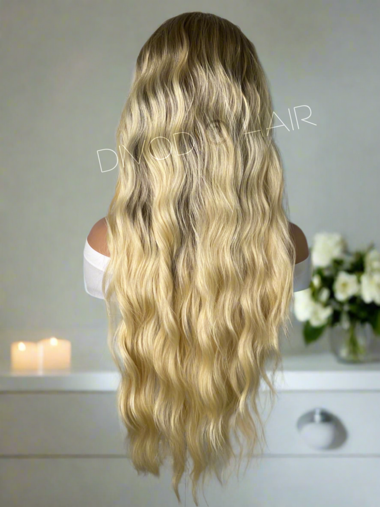 Gia-Ombre Blonde Futura Fiber (13x4)Lace Front Wig