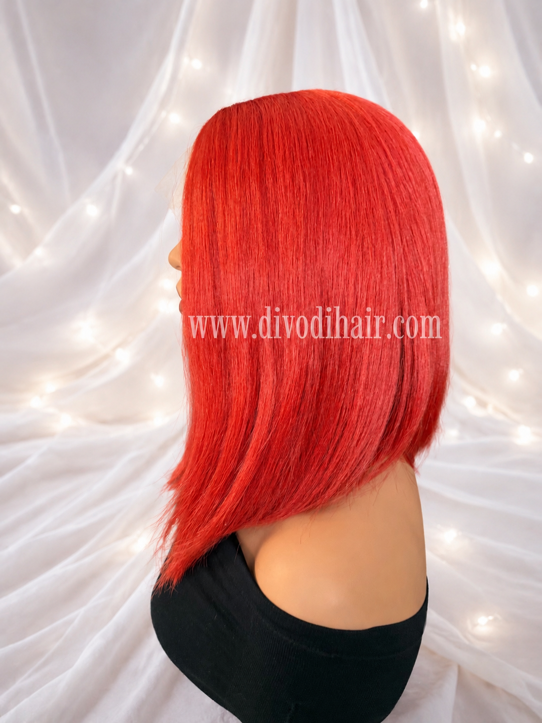 Costume Red Cosplay T-Part Lace Front Wig-DH349