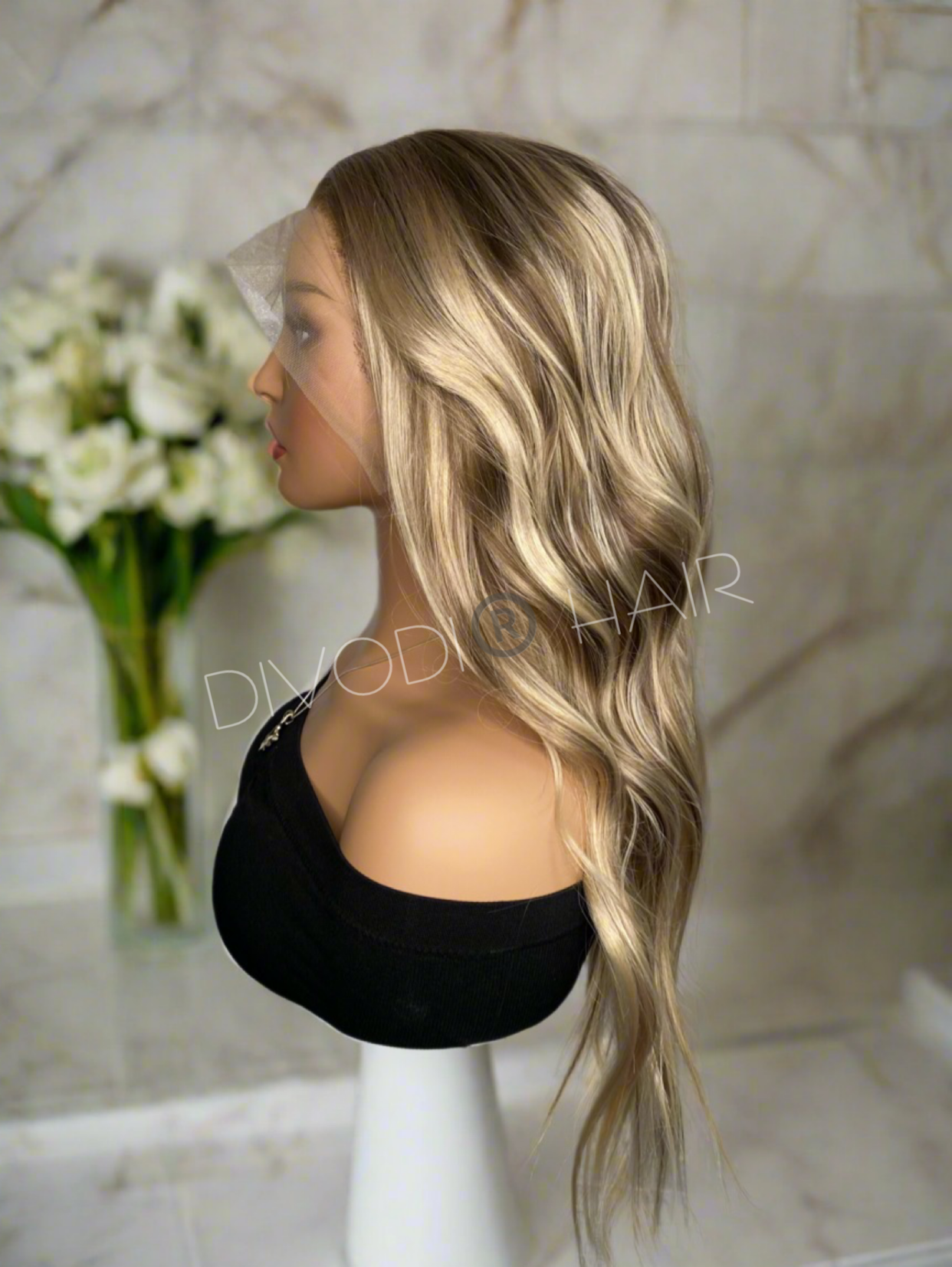 Farrah-Dirty Blonde Futura Fiber (13x4) Lace Front Wig