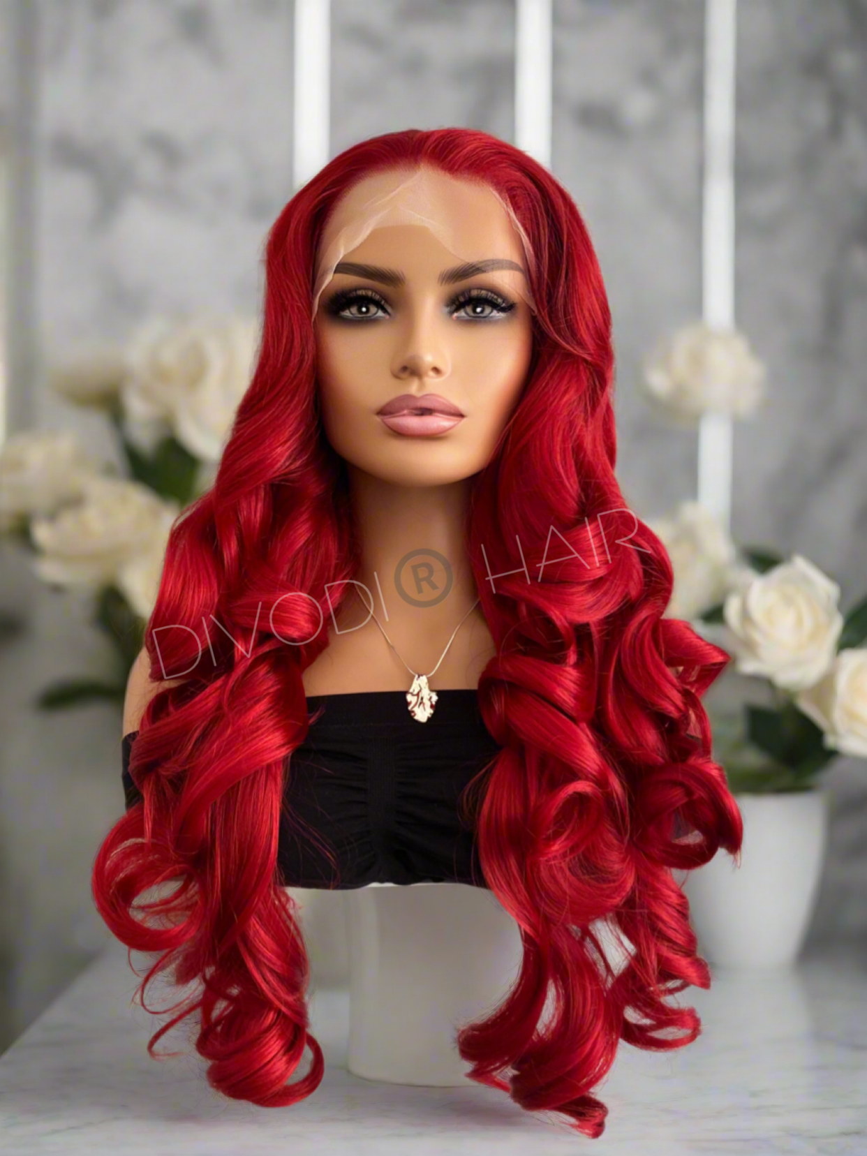 Little Red-Lace Front/Open Weft Back Wig