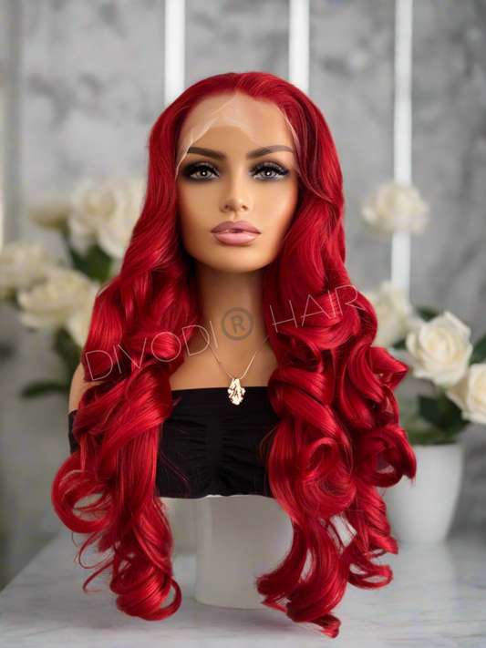Little Red-Lace Front/Open Weft Back Wig