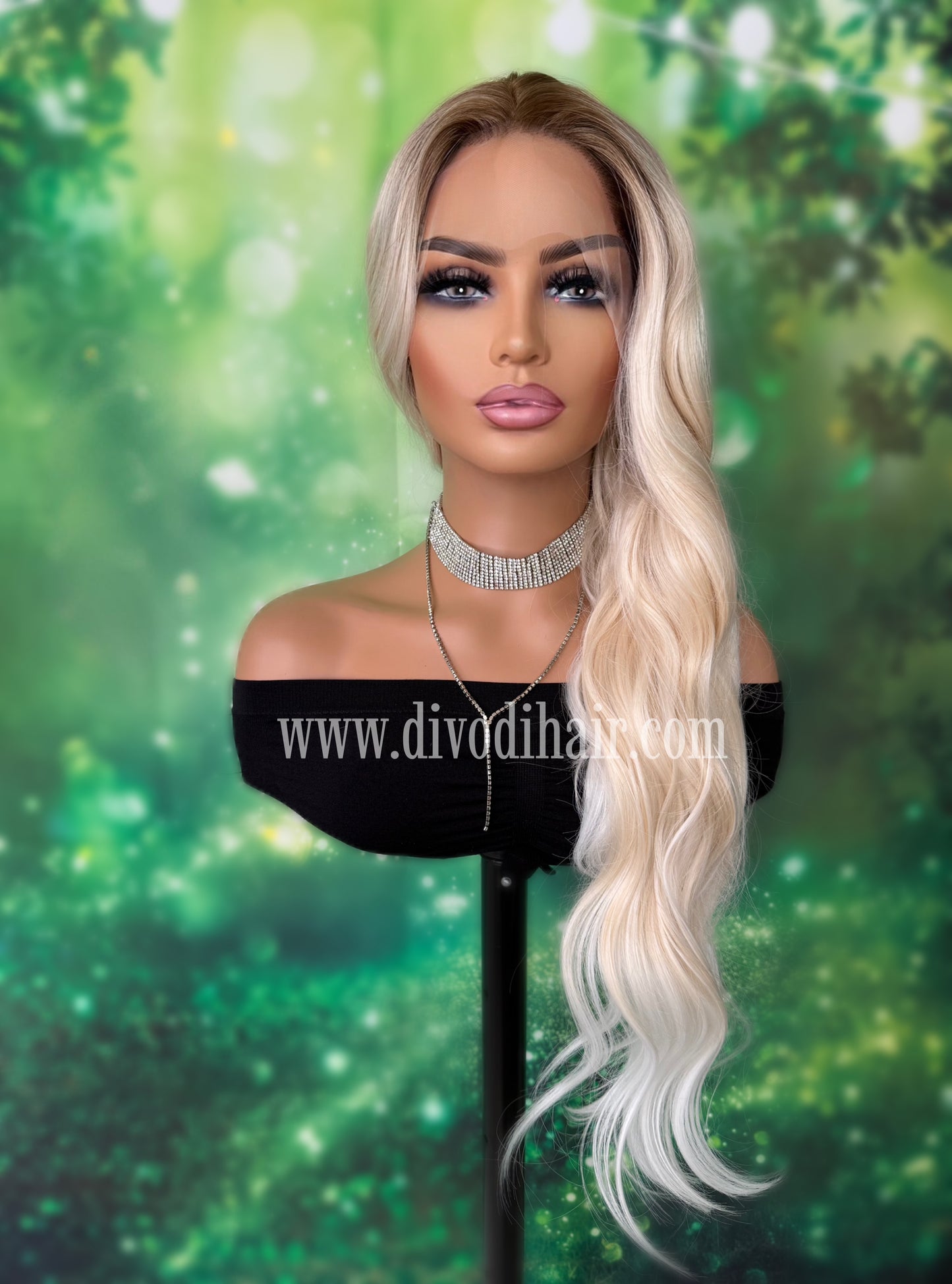 Ombre Blonde Long Wig-(13x3) Lace Front-DH316