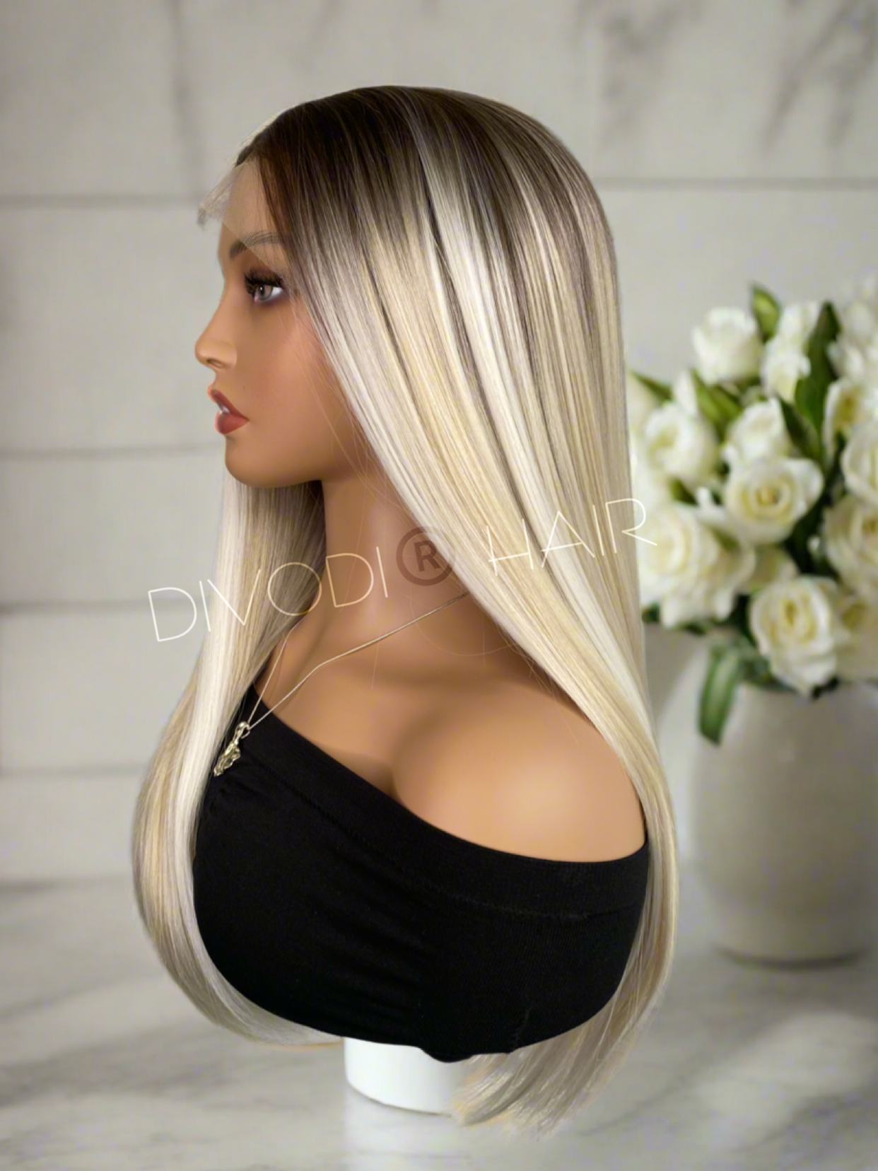 Vienna-Ombre Blonde Futura Fiber (13x4) Lace Front Wig