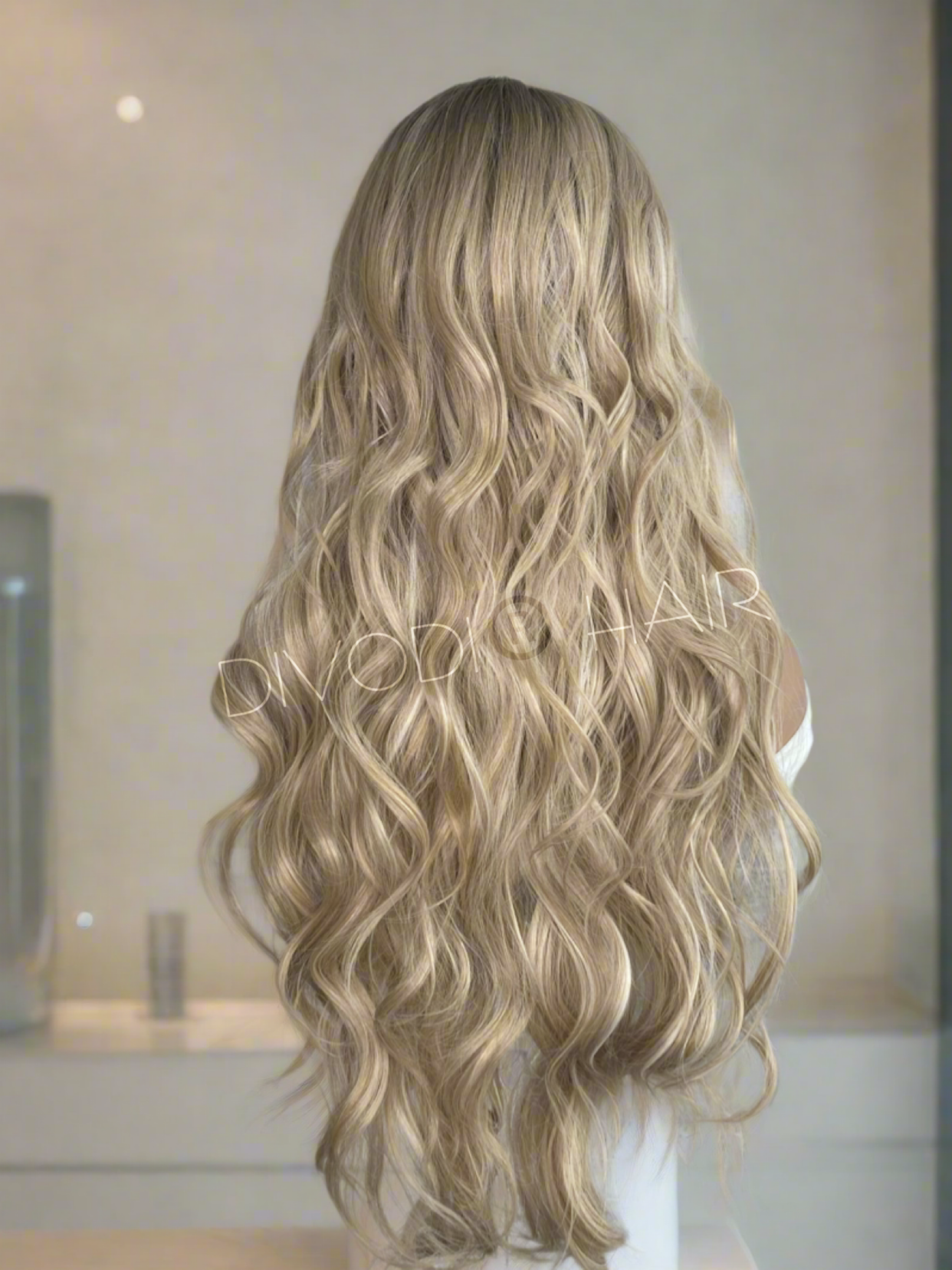 Claudia-Ombre Blonde T-Part Lace Front Wig