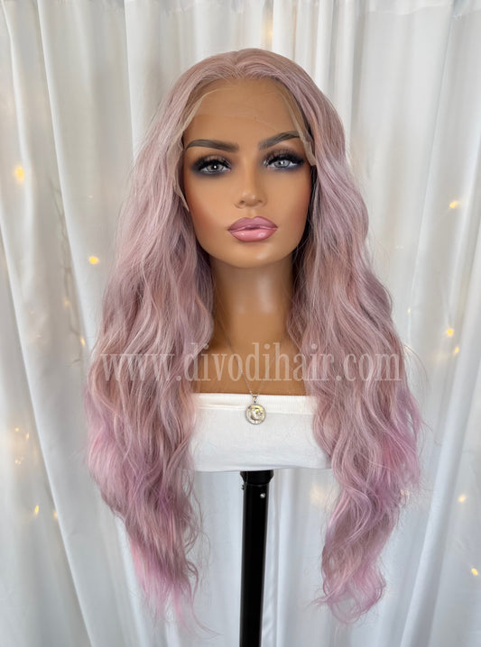 Alina-Messy Wave Curl-(13x4) Lace Front Wig