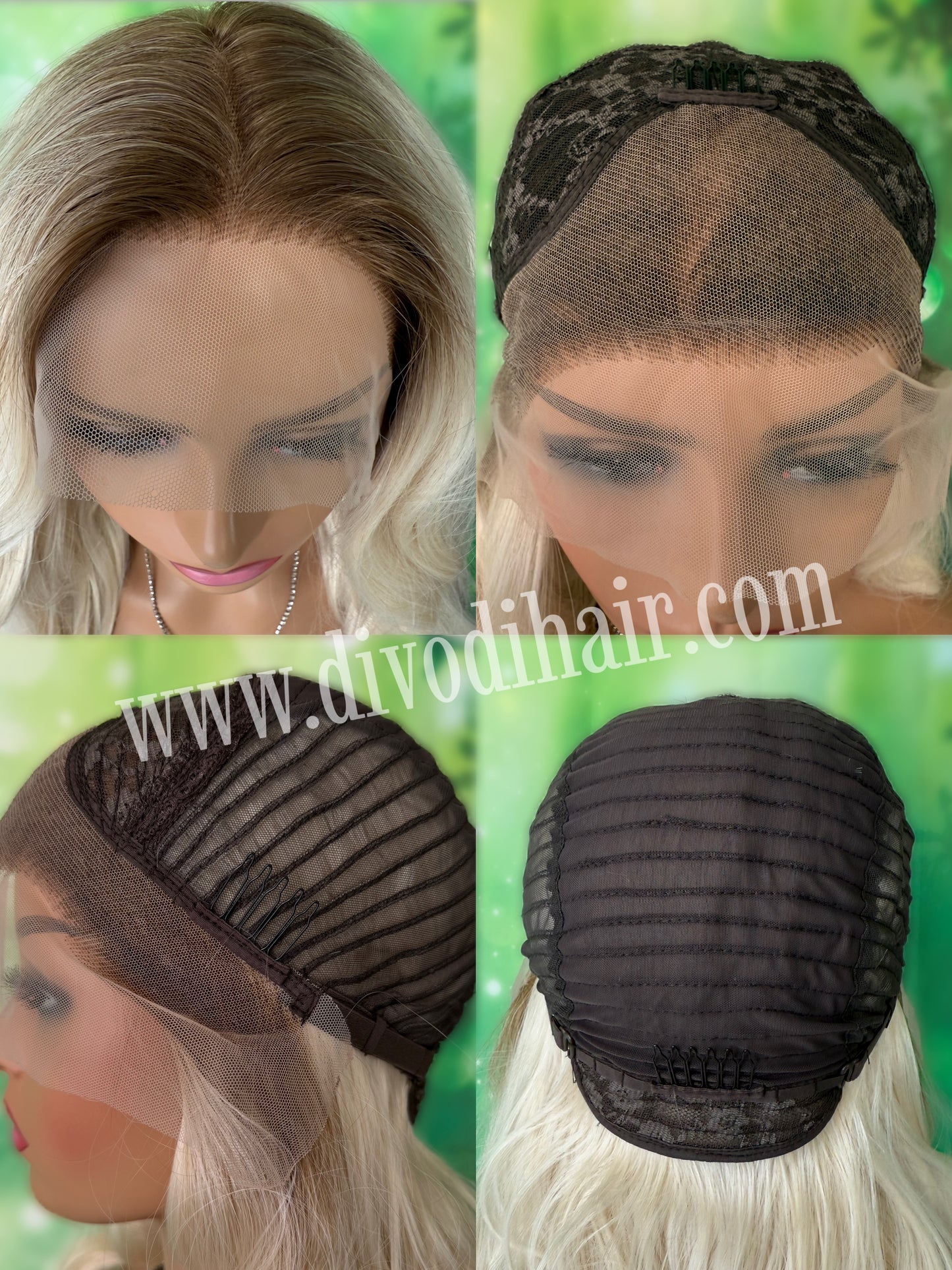 Ombre Blonde Long Wig-(13x3) Lace Front-DH316