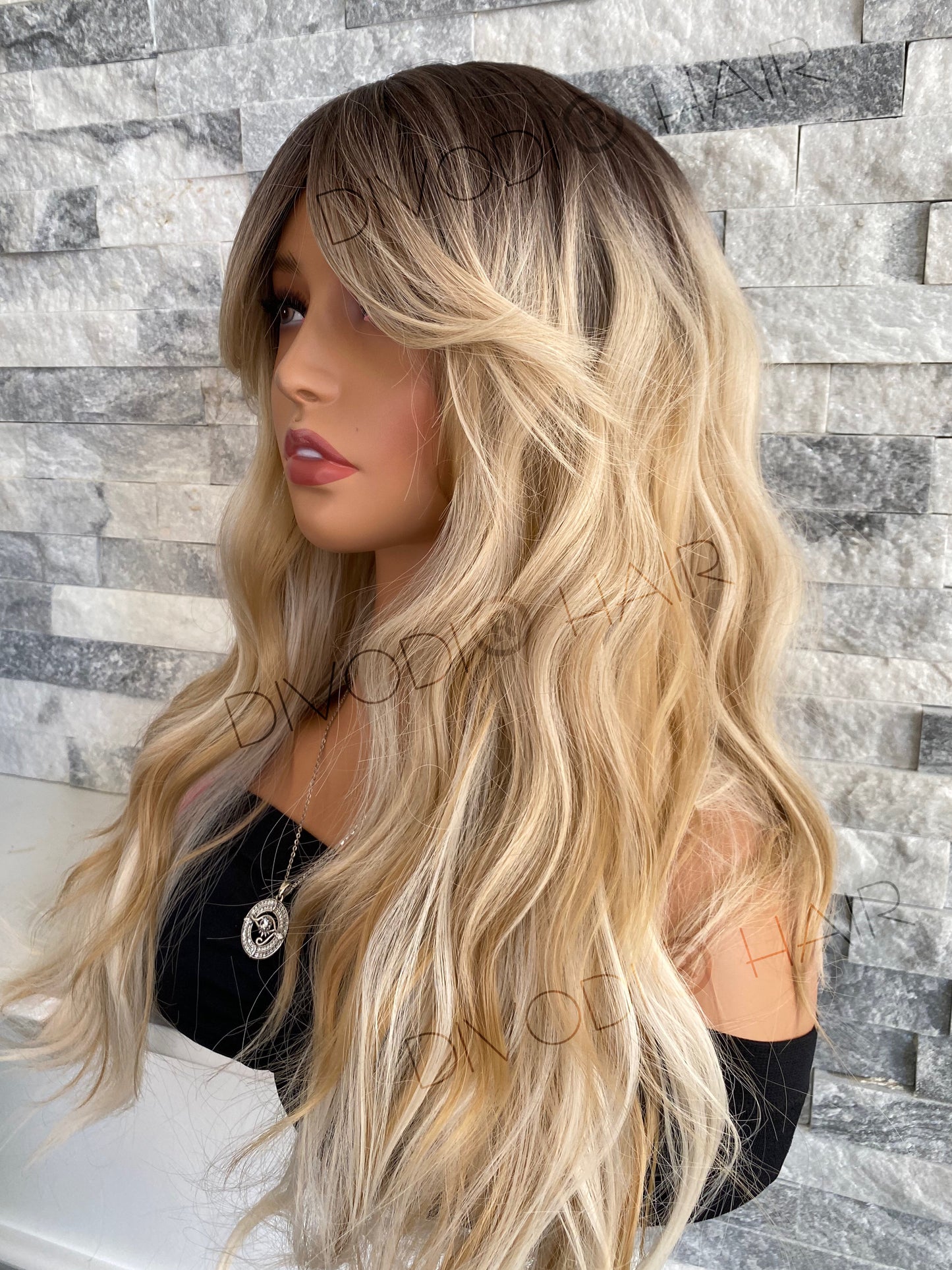 Kelly-Ombre Blonde Non-Lace Wig