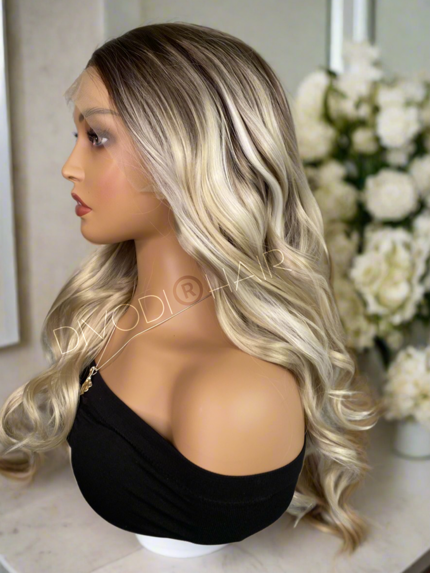 Calista-Ombre Blonde-Futura Fiber-(13x4) Lace Front Wig