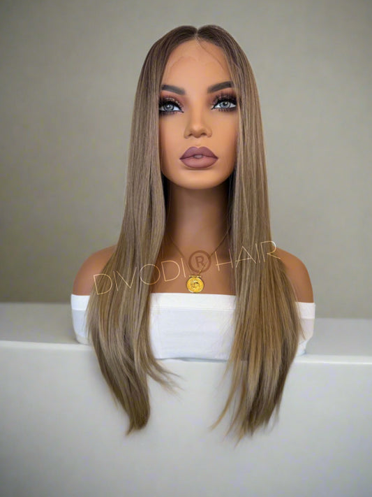 Jacqueline-Futura Fiber-(13"x6")-Lace Front Wig