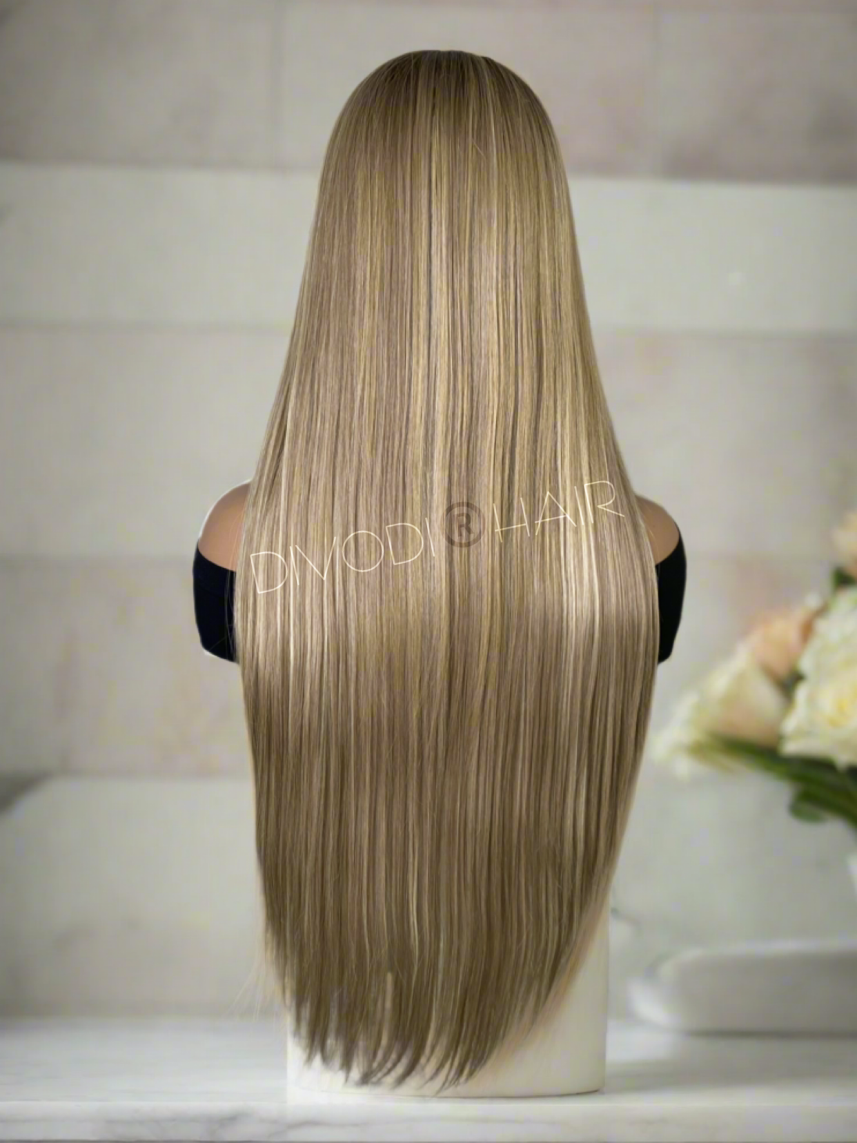 Sandy-Ombre Dark Blonde-Futura Fiber (13x6) Lace Front Wig