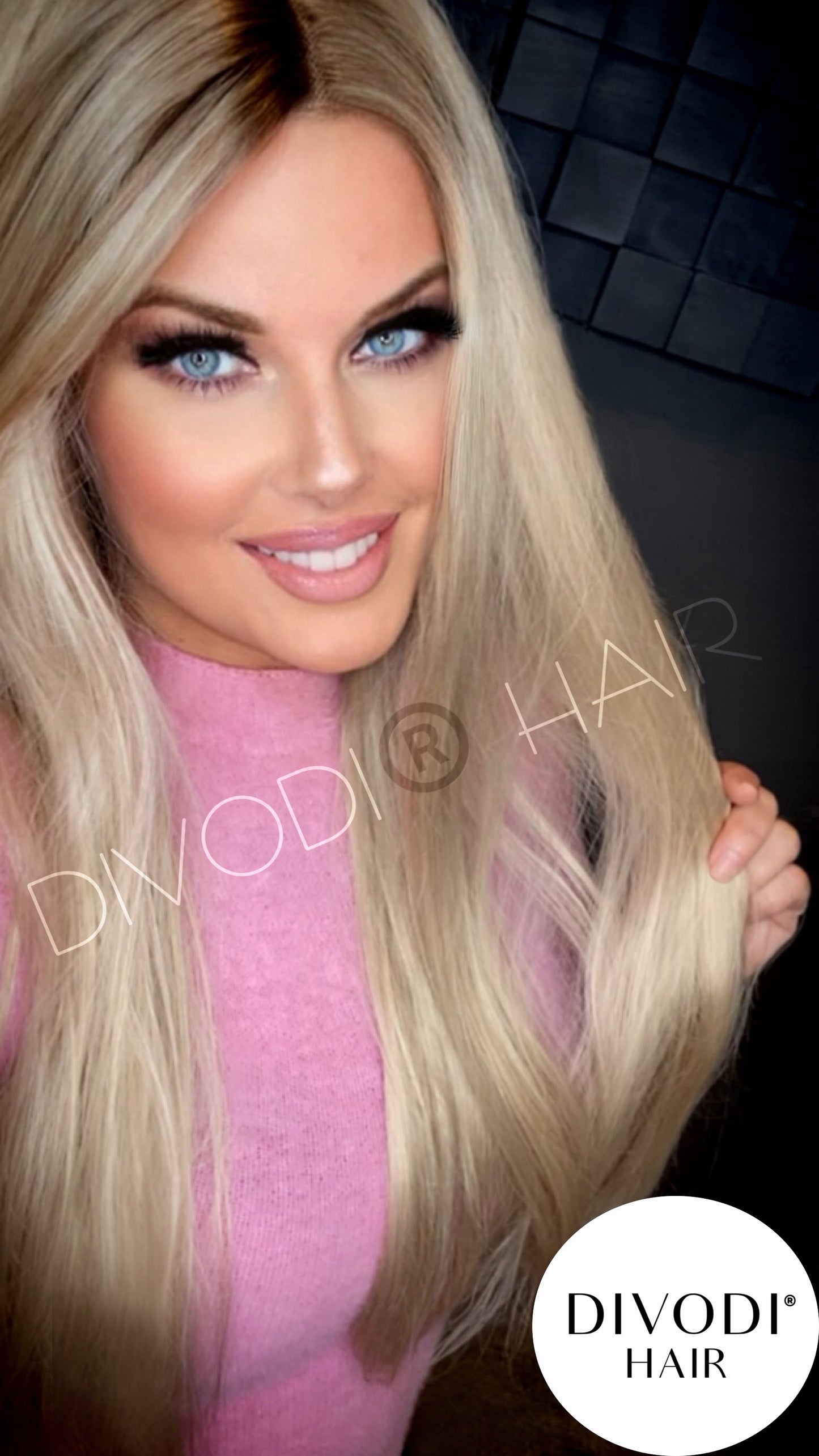 Lindsay-Blonde Futura Fiber T-Part Lace Front Wig
