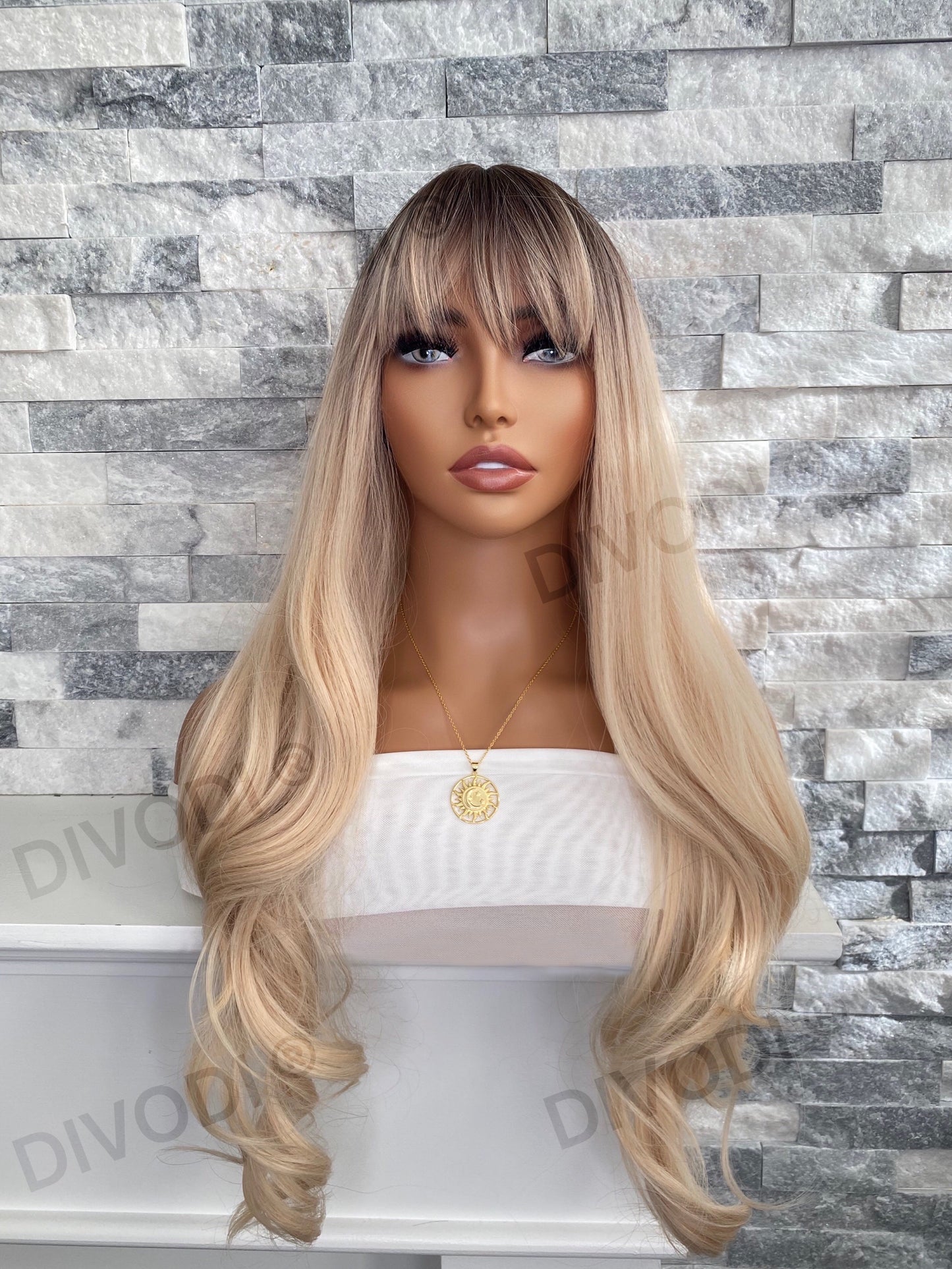 Candice-Long Layered-with Bangs-Non-Lace Wig