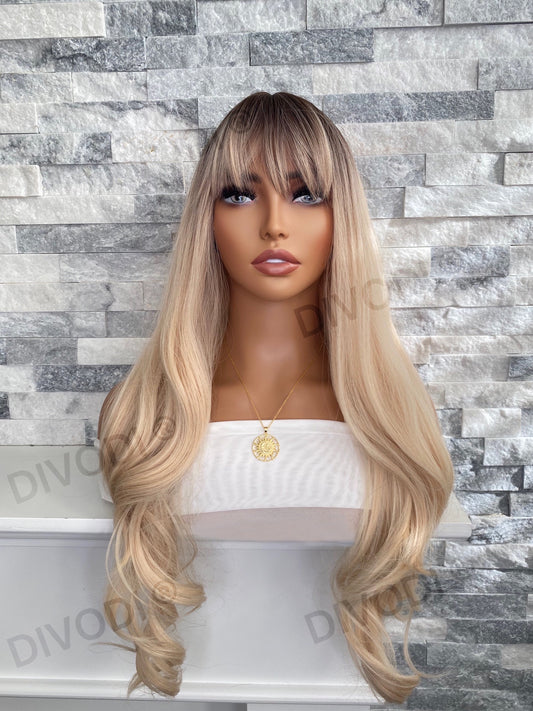 Candice-Long Layered-with Bangs-Non-Lace Wig