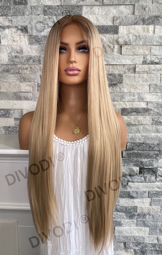 Kate-Ombre Blonde Futura Fiber (13x3) Lace Front Wig