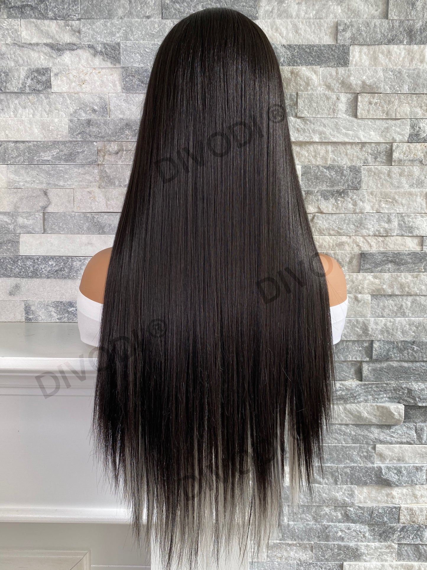 Nala-Black/Gray Futura Fiber T-Part Lace Front Wig