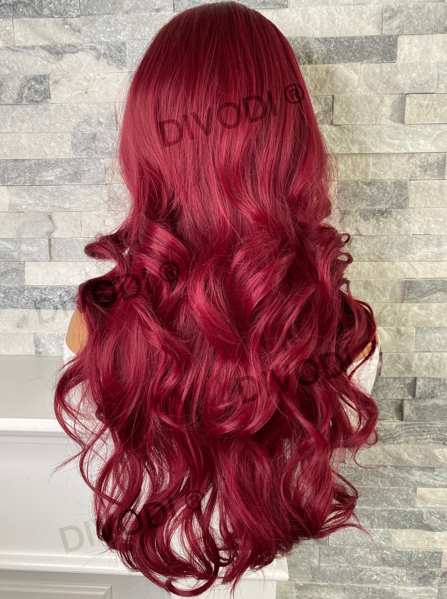 Carina-Auburn Red with Bangs Non-Lace Wig